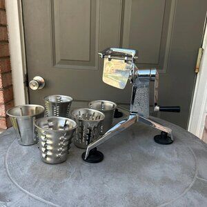 Saladmaster Food Processor Cutter with 5 Cones